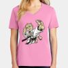 Women's Core Cotton V Neck Tee Thumbnail