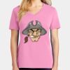 Women's Core Cotton V Neck Tee Thumbnail