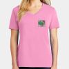Women's Core Cotton V Neck Tee Thumbnail