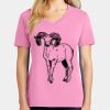 Women's Core Cotton V Neck Tee Thumbnail