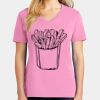 Ladies Core Cotton V Neck Tee Thumbnail