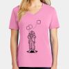 Ladies Core Cotton V Neck Tee Thumbnail