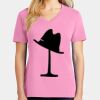 Ladies Core Cotton V Neck Tee Thumbnail