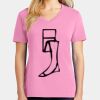 Ladies Core Cotton V Neck Tee Thumbnail