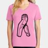 Ladies Core Cotton V Neck Tee Thumbnail