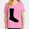 Women's Core Cotton V Neck Tee Thumbnail