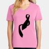 Ladies Core Cotton V Neck Tee Thumbnail