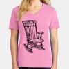 Women's Core Cotton V Neck Tee Thumbnail