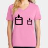 Ladies Core Cotton V Neck Tee Thumbnail