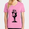 Ladies Core Cotton V Neck Tee Thumbnail