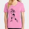Women's Core Cotton V Neck Tee Thumbnail