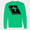 Heavy Cotton 100% Cotton Long Sleeve T Shirt Thumbnail