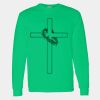 Heavy Cotton 100% Cotton Long Sleeve T Shirt Thumbnail