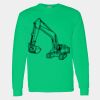 Heavy Cotton 100% Cotton Long Sleeve T Shirt Thumbnail