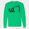 Heavy Cotton 100% Cotton Long Sleeve T Shirt Thumbnail