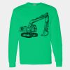 Heavy Cotton 100% Cotton Long Sleeve T Shirt Thumbnail