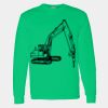 Heavy Cotton 100% Cotton Long Sleeve T Shirt Thumbnail