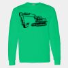 Heavy Cotton 100% Cotton Long Sleeve T Shirt Thumbnail